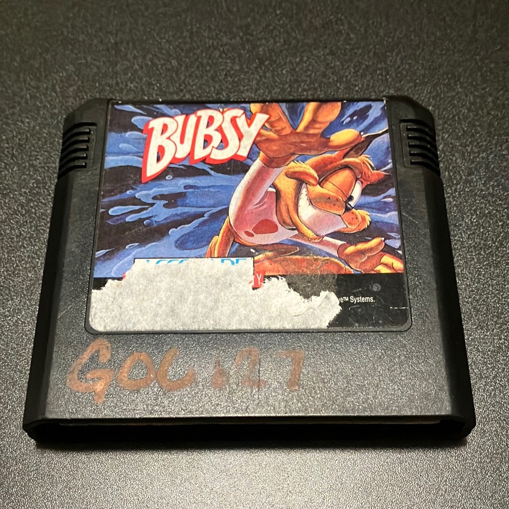Bubsy Sega Genesis game